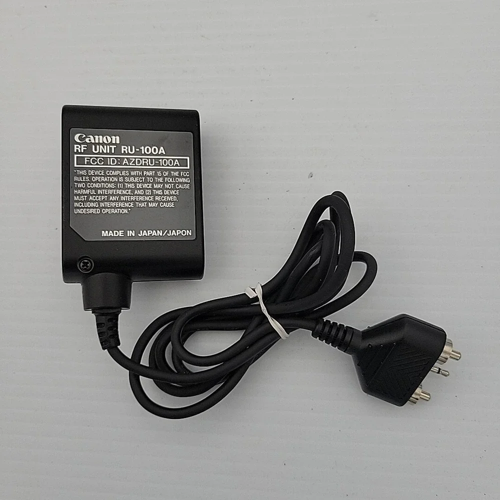 Genuine Canon RU-100A RF Unit Camcorder to TV Adapter OEM‎